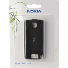 Nokia Mobilcovers Nokia silicon cover cc-1006, schwarz, für 5250