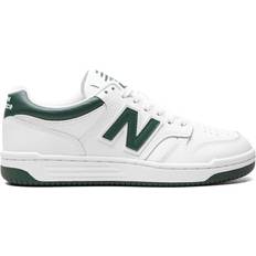 New Balance 37 - Gummi - Unisex Sneakers New Balance 480 - White/Nightwatch Green/Light Aluminum