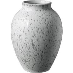 Knabstrup Grå Brugskunst Knabstrup Ceramic White/Grey Vase 12.5cm