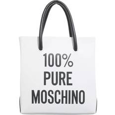 Moschino White Mini '100% PURE Tote A2001 Fantasy White UNI