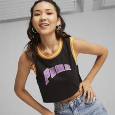 Puma Polyester T-shirts & Toppe Puma TEAM Women's Graphic Crop Top