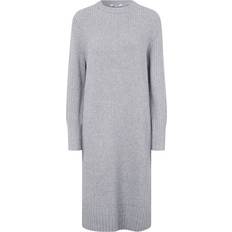 MbyM Slids Tøj mbyM Sondra-M Knitted Dress - Gray Melange
