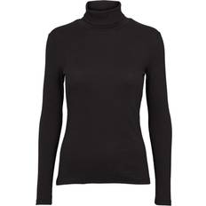Basic Apparel Dame Tøj Basic Apparel Ludmilla High-Neck 001 Black sort