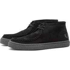 Fred Perry Men's Dawson Mid Suede Boot Black Black