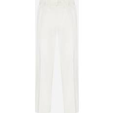 Dolce & Gabbana Unisex Bukser Dolce & Gabbana Sailor-style stretch cotton pants natural_white