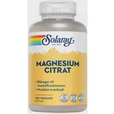 Kollagen Vitaminer & Kosttilskud Solaray Magnesium Citrat 180 stk