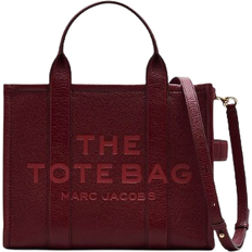 Marc Jacobs Rød Tasker Marc Jacobs The Leather Medium Tote Bag - Cherry