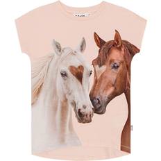 Molo Elastan Børnetøj Molo Yin Yang Horses Ragnhilde T-Shirt-140