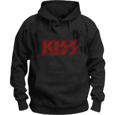 Kiss XL Overdele Kiss Unisex Pullover Hoodie: Slashed Logo XLarge Clothing
