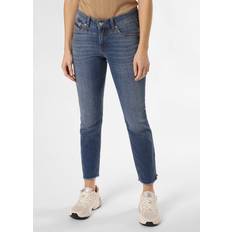 MAC Elastan/Lycra/Spandex Tøj MAC Jeans Damen Baumwolle blau, 42-28