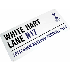 Tottenham Hotspur FC White Metal Street Sign