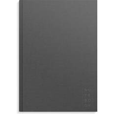 A4 Notesblokke Burde Notebook Textile dark unlined A4