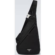 Prada Nylon Tasker Prada Men's Re-Nylon And Leather Backpack Black