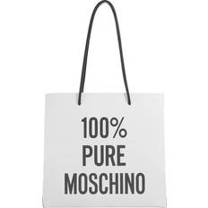 Moschino Hvid Tasker Moschino White '100% PURE Tote A2001 Fantasy White UNI