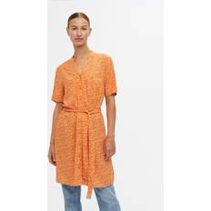 Orange Kjoler Object Ema Elise Skjortekjole Damer Størrelse: Orange