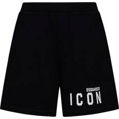 DSquared2 Herre Shorts DSquared2 Black Be 'Icon' Relax Shorts 965 COL. 965