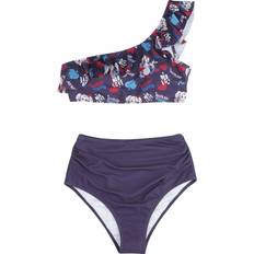 Blå - Polyester Bikinisæt Suicide Squad Harley Quinn Mad Love Bikini Set blue