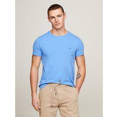 Tommy Hilfiger Blå T-shirts & Toppe Tommy Hilfiger Crew Neck Extra Slim Fit T-Shirt BLUE SPELL