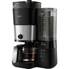 Integreret kaffekværn - Programmerbar Kaffemaskiner Philips Grind&Brew HD7888/01