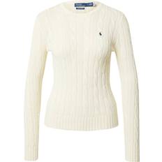Polo Ralph Lauren Dame - S Sweatere Polo Ralph Lauren Cable Knit Crewneck Jumper - Cream