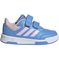 Adidas Blå Sportssko adidas Kid's Tensaur Hook And Loop Shoes - Blue Burst/Clear PinkCloud White