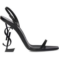 Saint Laurent Dame Sko Saint Laurent Opyum leather sandals black