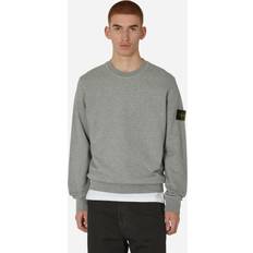 Stone Island Herre - S - Sweatshirts Sweatere Stone Island Garment Dyed Cotton Sweatshirt Melange Grey
