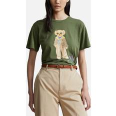 Polo Ralph Lauren Dame - S T-shirts & Toppe Polo Ralph Lauren 30/1 Uneven Jsyssl-tsh Kvinde T-shirts Bomuld hos Magasin Trail