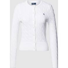 Polo Ralph Lauren Dame - Hvid Tøj Polo Ralph Lauren Braided Cardigan White