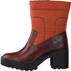 Fly London Rug/nylon Brick/orange, Female, Sko, Støvler og Støvletter, Boots, Rød