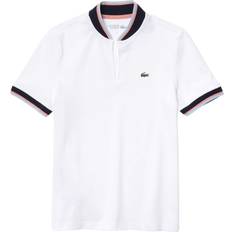 Lacoste Dame Overdele Lacoste Sport Fit Stretch Piqué Women Polo White/Navy Blue