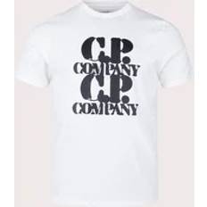 C.P. Company Overdele C.P. Company Men's 30/1 Jersey Graphic T-Shirt White 42/Regular
