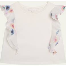 Chloé T-shirts Chloé Girl's Fancy Printed Ruffle-Trim Blouse, 4-14