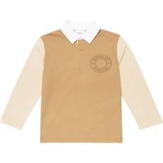 Beige - S Polotrøjer Burberry Kids Logo embroidered polo shirt beige Y