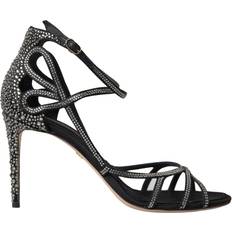 43 - Stilethæl Sandaler med hæl Dolce & Gabbana Rhinestone Stiletto Sandal Satin Shoes EU40.5/US10