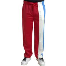 Dolce & Gabbana Bukser & Shorts Dolce & Gabbana Multicolor Polyester Men Sweatpants Pants IT48