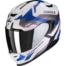 Scorpion Motorcykelhjelme Scorpion EXO-520 Evo Air Elan Helm, weiss-blau, Größe
