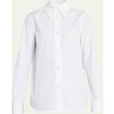 Jil Sander White Pointed Collar Shirt OPTIC WHITE DK
