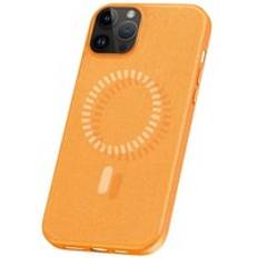 Baseus Apple iPhone 15 Mobiltilbehør Baseus iPhone 15 Pro Max Cover Fauxther Series MagSafe Orange