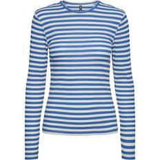 Pieces Pcruka Long Sleeved Top - French Blue