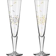 Ritzenhoff Med fod Champagneglas Ritzenhoff Goldnacht Champagneglas 20.5cl 2stk