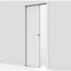 Safco Doors Smooth Compact/Solid with 70/95 Built-In Frame Skydedør S 0502-Y (90x210cm)