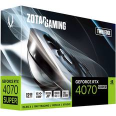 GeForce RTX 4070 Super - Nvidia Geforce Grafikkort Zotac GAMING GeForce RTX 4070 SUPER Twin Edge HDMI 3xDP 12GB GDDR6X