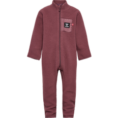 98 - Pink Fleece heldragter Hummel Atlas Zip Suit - Rose Brown (220597-4085)