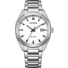 Citizen Analoge - Indeks (uden tal) - Unisex Armbåndsure Citizen Octangle Eco-Drive White BM7620-83A