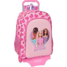 Barbie Skolerygsæk med Hjul Love Pink 33 x 42 x 14 cm