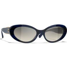 Chanel UV-beskyttelse - Voksen Solbriller Chanel Woman Sunglass Oval CH5515 Frame color: