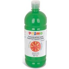 Primo skolmålsfärg temperatfärg för barn, 1 000 ml flaska med doseringslås grön