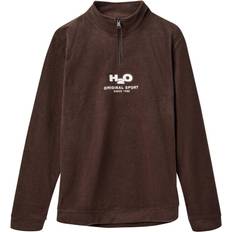 Brun - Polyester - Unisex Sweatere H2O Blåvand 1/2 Zip Fleece - Dark Oak