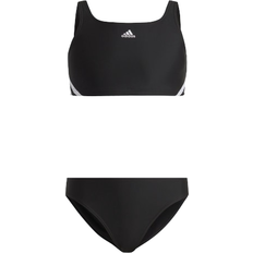 Adidas 92 Børnetøj adidas Girl's 3-Striped Sportwear Bikinis - Black/White